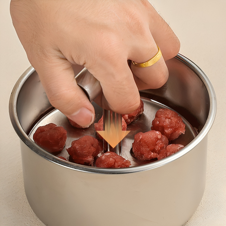 Meatball Maker | Uniform Size | Stainless Steel Cooking Utensil | FlavoForm